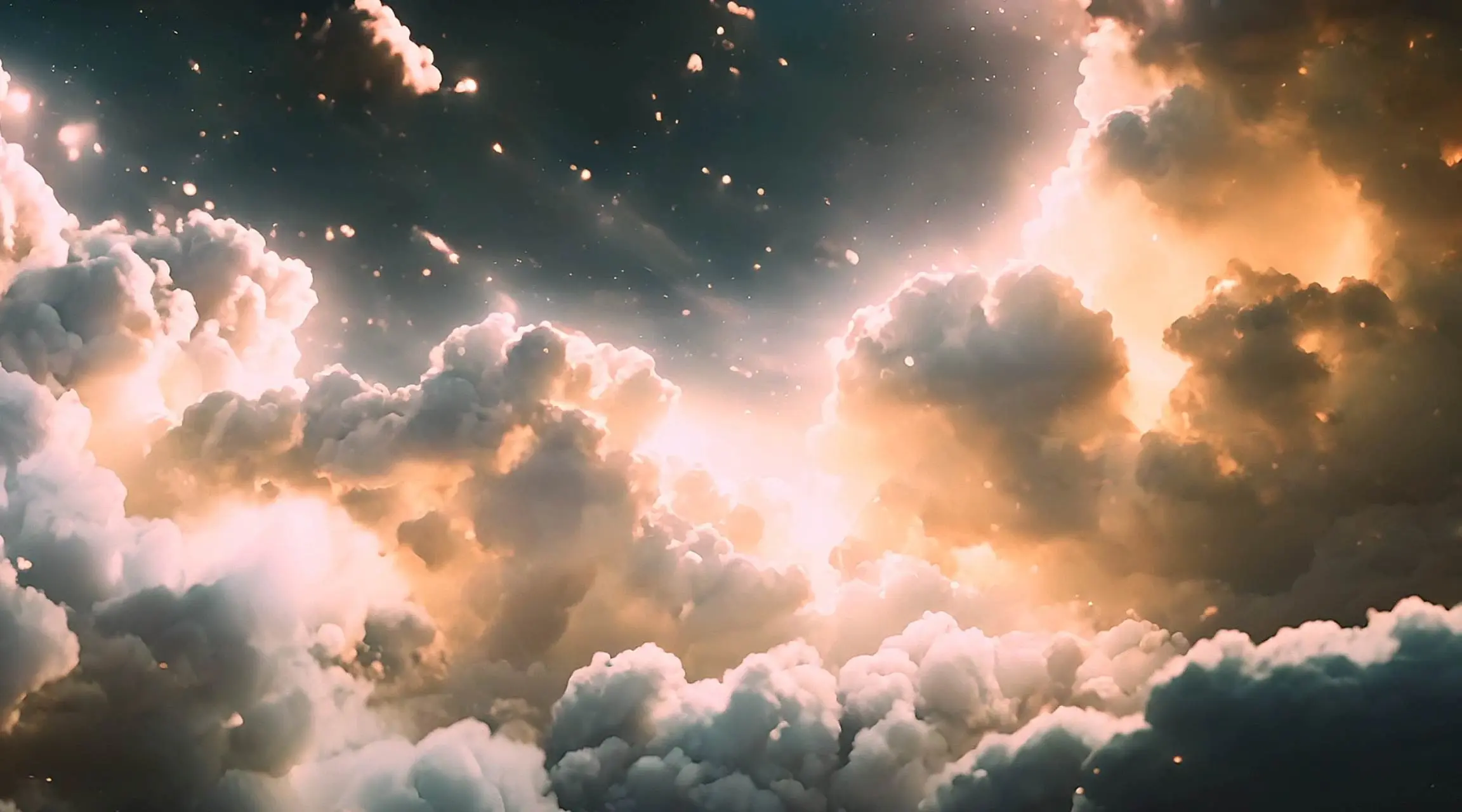 Dramatic Heavenly Clouds Premium Atmospheric Video